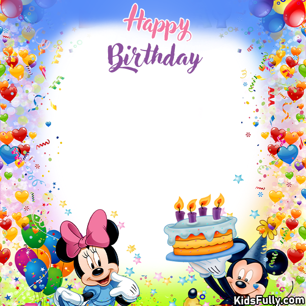 Happy Birthday Micky Mouse Card With Picture For Your Little Brother