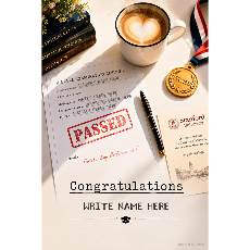  - Personalized Kids Congratulations Congratulations For Passing Exams design