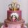 Beautiful Crown Pink Cake For Girls With Picture