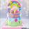 Beautiful Rainbow Cake For Kids With Name