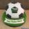 Happy Birthday Football Lovers Beautiful Cake With Customizable Name