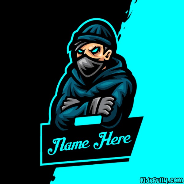 Blue Man Gaming Logo With Name