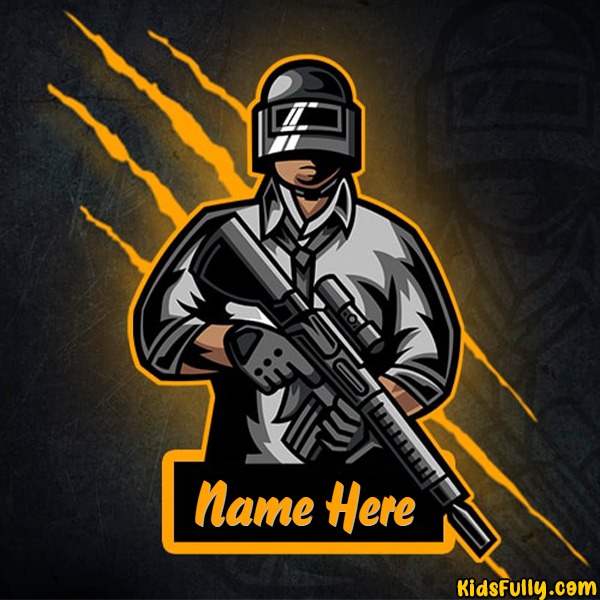 PUBG Gaming Logo With Name