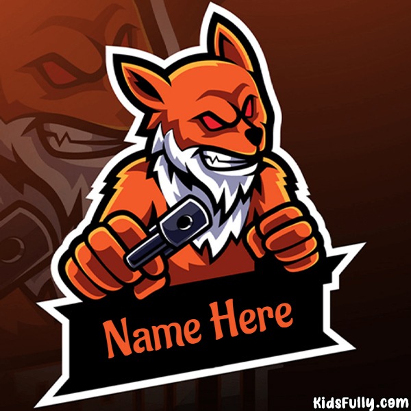 Wolf Gaming Logo with Name